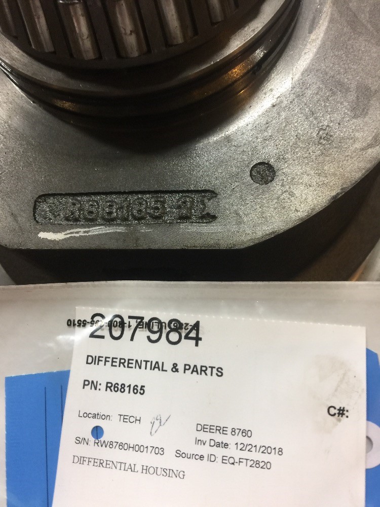 Deere 8760 Differential & Parts